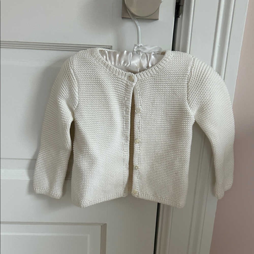 Jacadi Ivory Knit Kids Sweater
